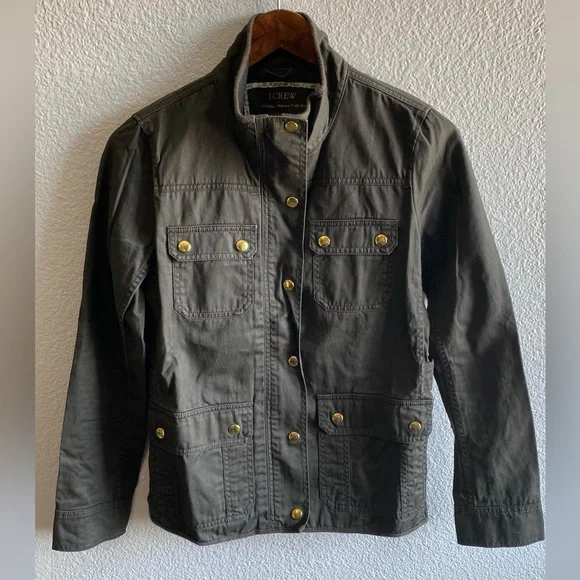 J. Crew Relaxed Boyfriend Utility Jacket Women’s Size XS - Picture 1 of 6